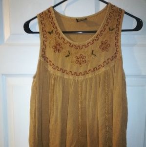 Geeta Bohemian Embroidered Peasant Top
